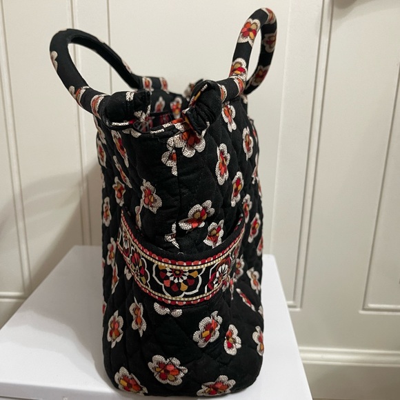⭐️Vera Bradley Gabby Satchel Handbag Zipper Pirouette Black - Picture 8 of 13